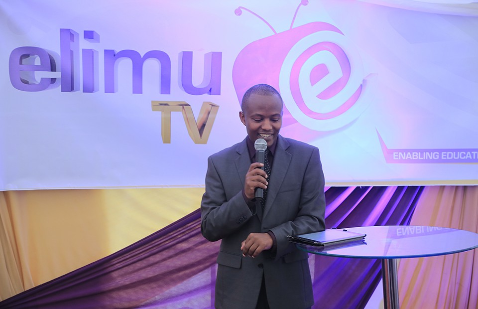 Paul Mukoma (CEO Elimu TV) During The Launch Event At Elimu TV Studios Along Thika Road, Nairobi (Kenya)