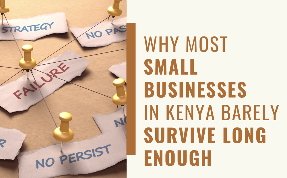 According to the Kenya National Bureau of Statistics (KNBS) figures, only 10 per cent of SMEs are able to stay afloat after ten years of their start something which has been majorly attributed to lack of the know-how in the running of the enterprises.